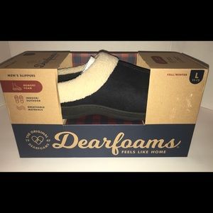 Dearfoams Men’s Slippers Size Large